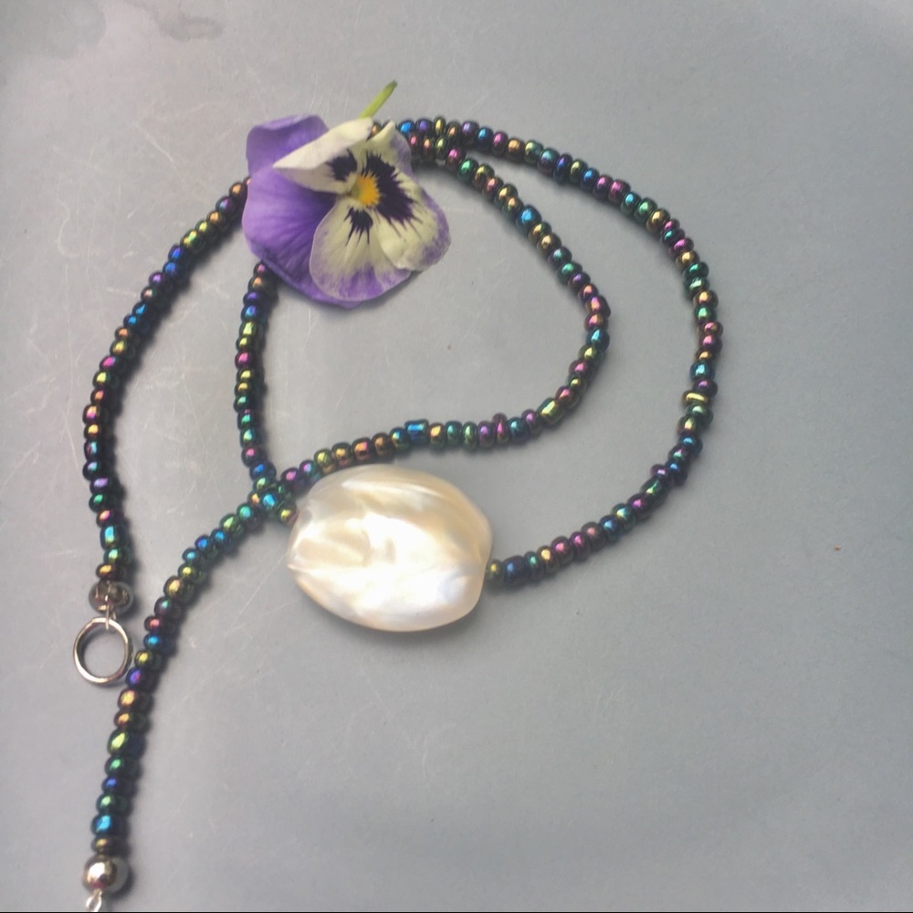 Glass necklace